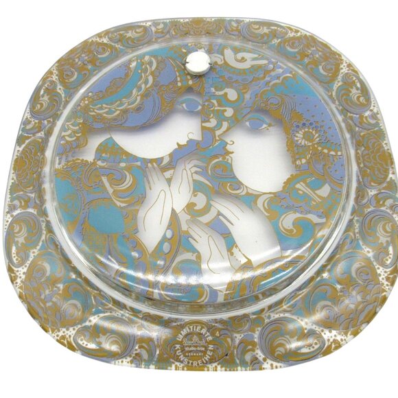 ROSENTHAL Bjorn Wiinblad The Annunciation Christmas Wall Plate 1977 Signed Vinta - Picture 3 of 12